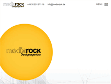 Tablet Screenshot of mediarock.de
